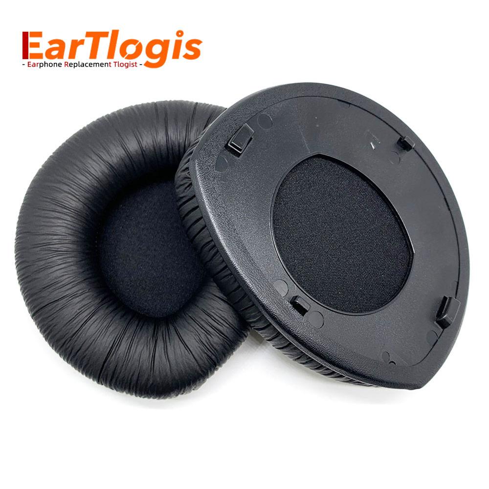 Eartlogis ersättande öronkuddar för sennheiser  rs110 rs160 rs170 rs180 hdr 160 hdr 170 hdr 180 delar hörselskydd kuddkoppar: 1 par läder