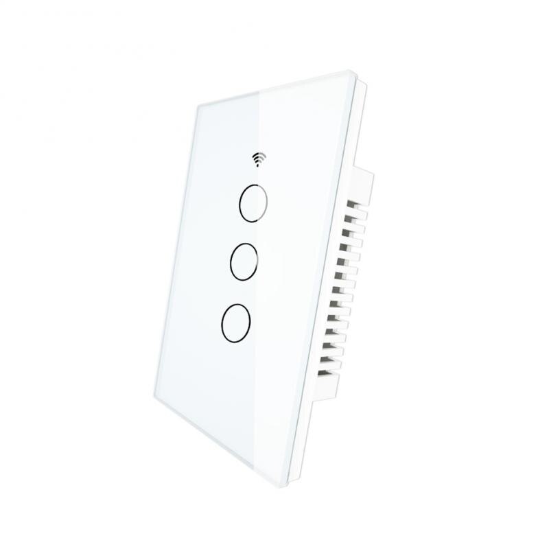 WiFi Smart Wall Touch Switch 170-250V Tuya/smart Life APP Remote Control Wi-Fi 2.4GHz Smart Home Switch For Alexa Google Home: 3 GANG