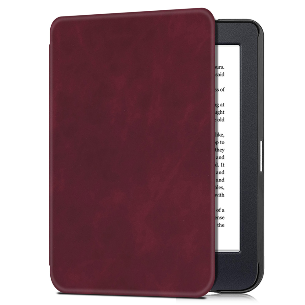 Kobo Nia Case (Model N306 Vrijgegeven)-Lichtgewicht Slanke Beschermhoes Met Magnetische Sluiting/Auto Sleep/Wake: Wine Red