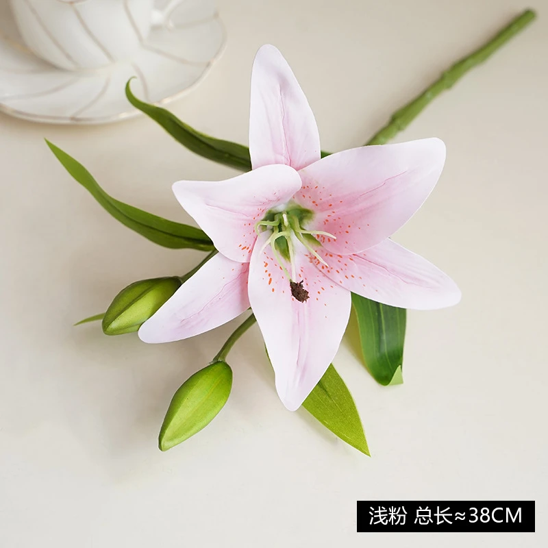 Artificial green plants flowers Bonsai White yellow light pink lily false blossom Sagittarius, Robinia pseudoacacia: Blue