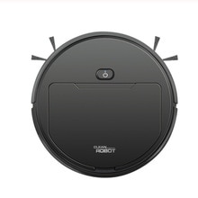Multifunctionele Smart Stofzuiger Robot Sweep Natte Mop Automatische 3-In-1 Opladen Droog Nat Vegen Vacuum Cleaner1800Pa: black