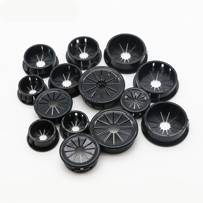 10pcs Plastic buckle Desk Wire Hole Cover Dust plug computer Grommet 35mm Table Cable Outlet Port seal rings Wire rack organizer