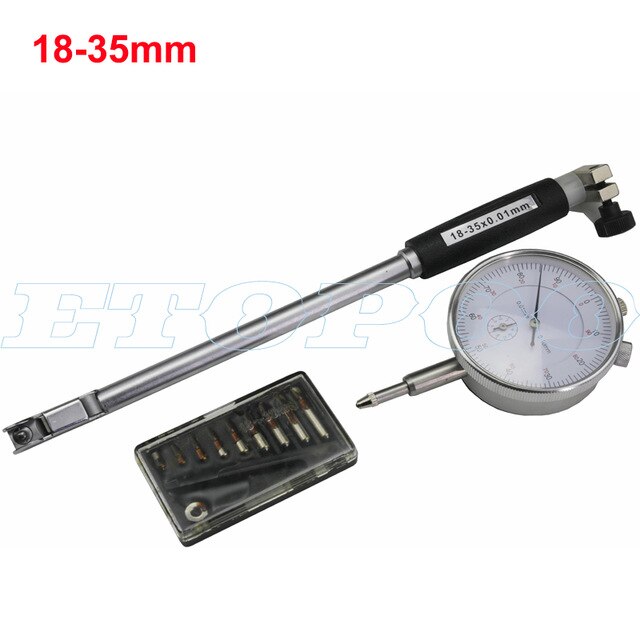 18-35 35-50 50-160Mm Dial Bore Gauge Gat Diameter Meten Gauge Binnendiameter Schaal cilinder Volume Meter Dial Indicator: 18-35mm no box