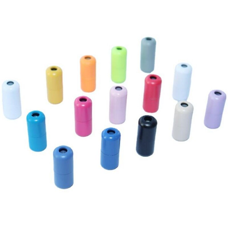 10 Uds. De cierres elásticos para cordones, cierre de cápsula de Metal, hebillas de punta, sin cordones, accesorios para cordones