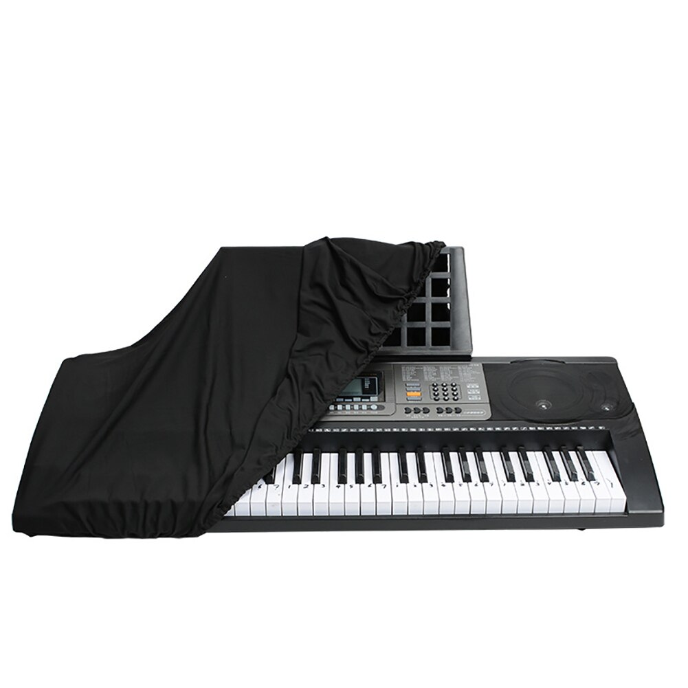 76-88 nøgler maskinvaskbar underholdning med snor støvtæt universal fit klaver keyboard cover opbevaringspose polyester