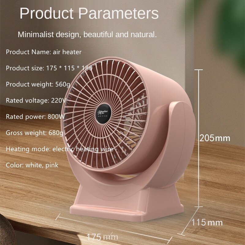 Home Electric Heaters Desktop Mini Silent Heater Household Heater Bathroom small Heater