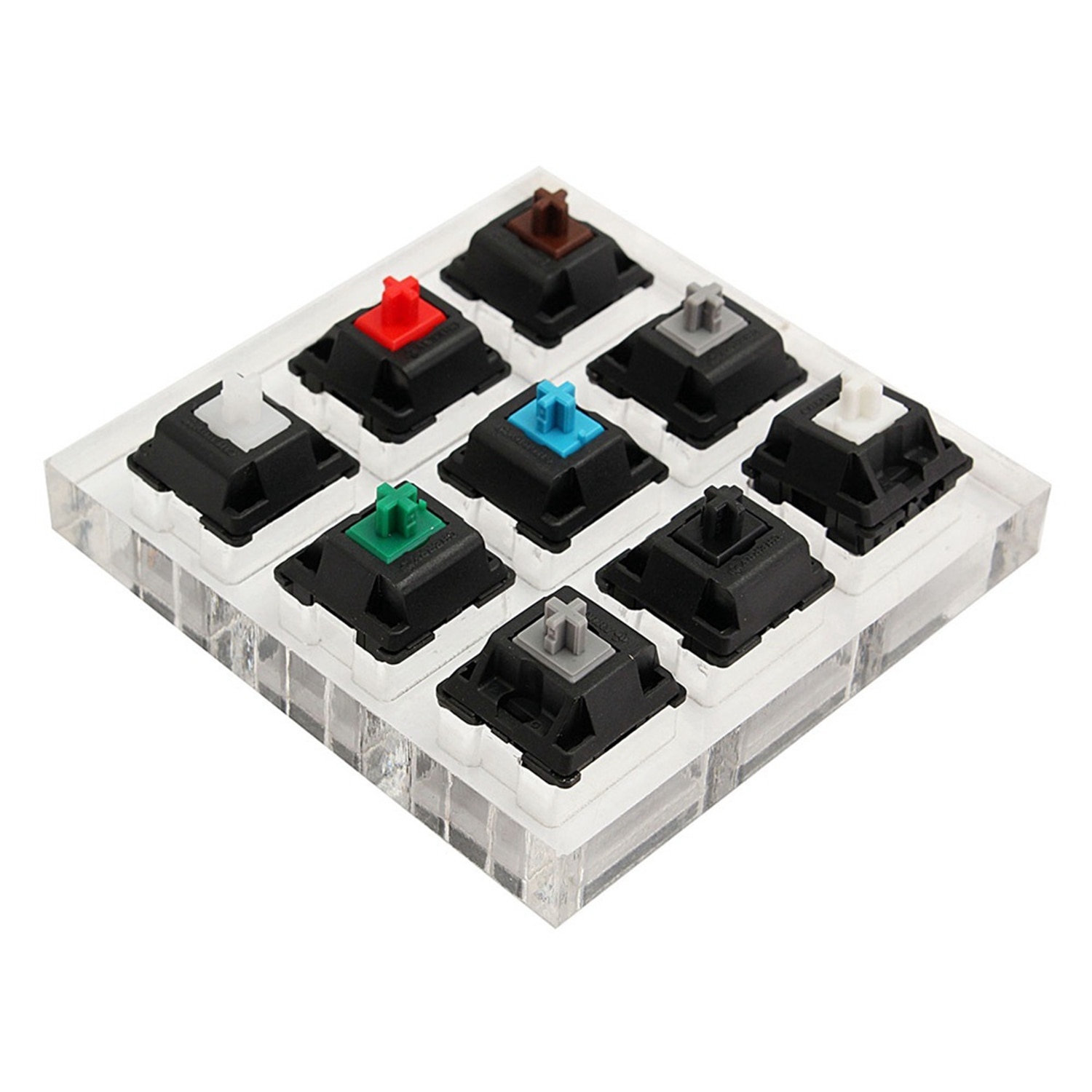Acrylic Keyboard Tester Plastic Keycap Sampler for... – Grandado