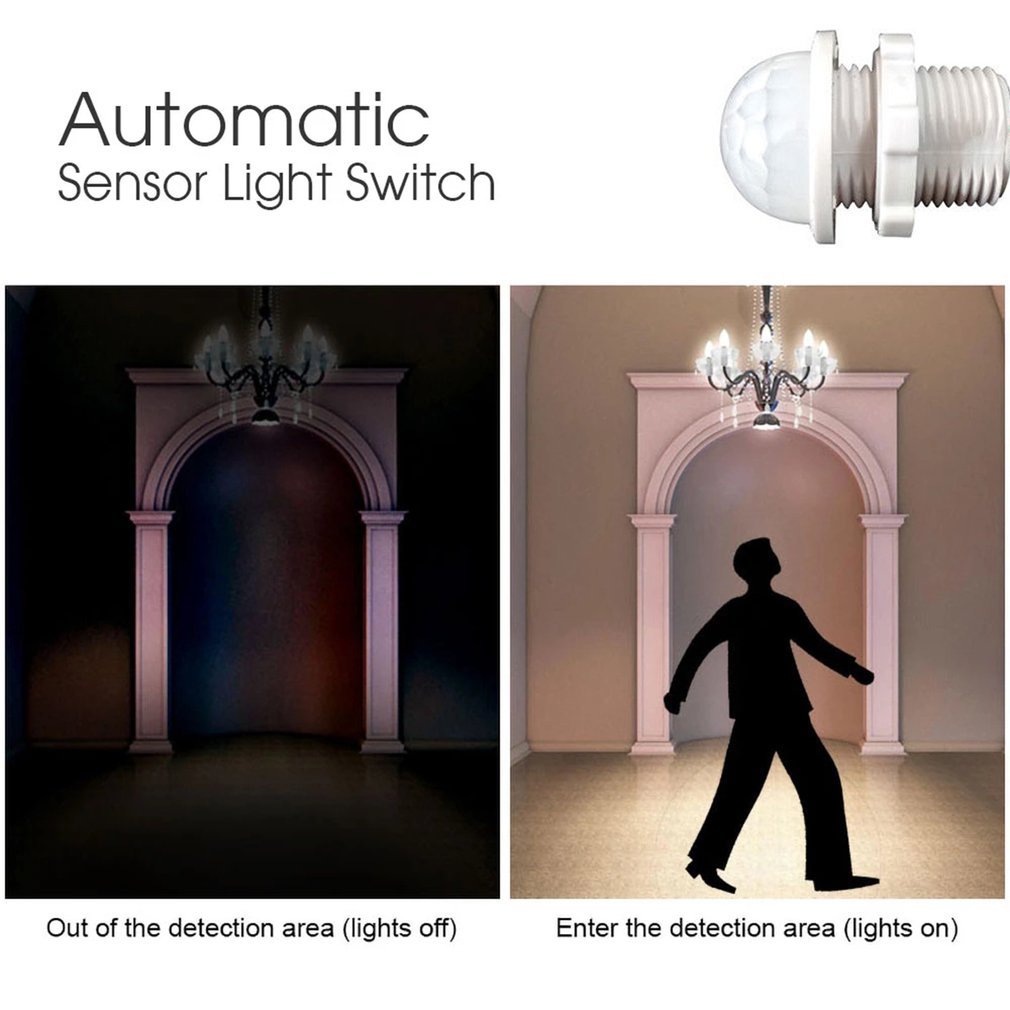 110v 220v Light Switch Sensor Detector Intelligent Switch Led Infrared Sensor Infrared Automatic Light Switch On Off Night Lamp