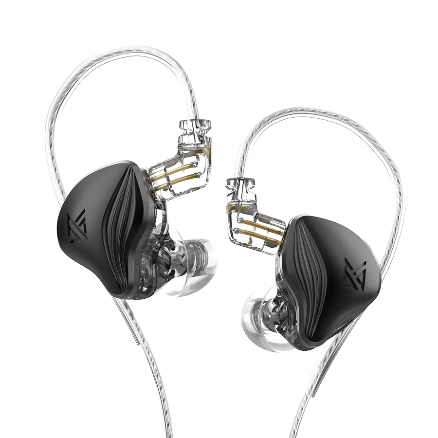 KZ ZEX Metal In-Ear Koptelefoon - Elektrostatische Dynamische Hi-Fi Stereo Bas Muziek Oordopjes met Mic: Rood