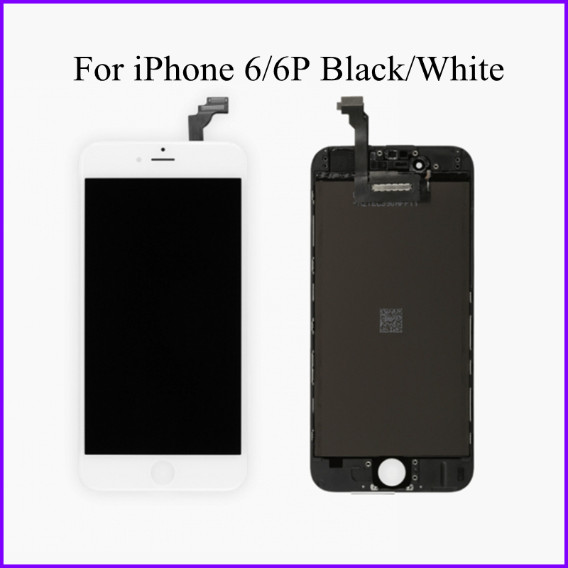 Pantalla LCD AAA +++ para iPhone 6, 6S, 7, 8 Plus, montaje de digitalizador con pantalla táctil, LCD de repuesto para iPhone 5, sin píxeles muertos, 5S