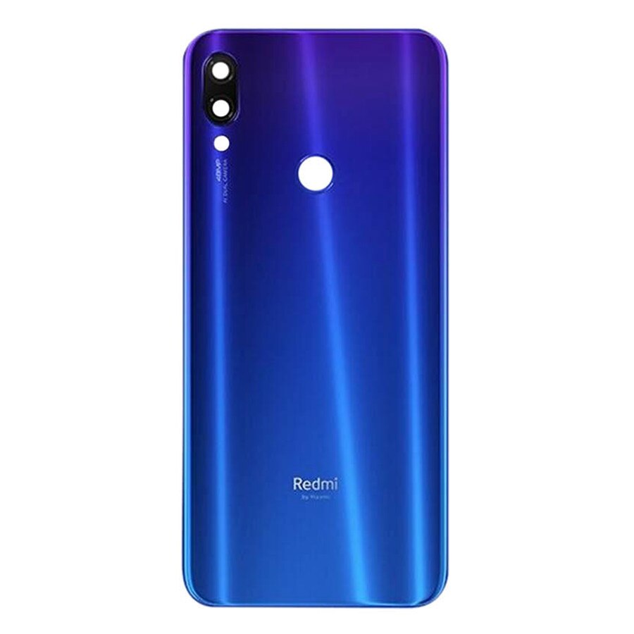 Dla Xiaomi Redmi Uwaga 7 zawodowiec pokrywa baterii pokrywa tylna płyta szklany Uwaga7 obudowa tylnej obudowy dla Redmi Uwaga 7 zawodowiec pokrywa baterii: niebieski z obiektyw