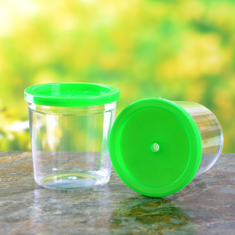 Mini pecera portátil de plástico, Pez transparente de acuario para tortuga Betta, Medusa, Kit de iniciación