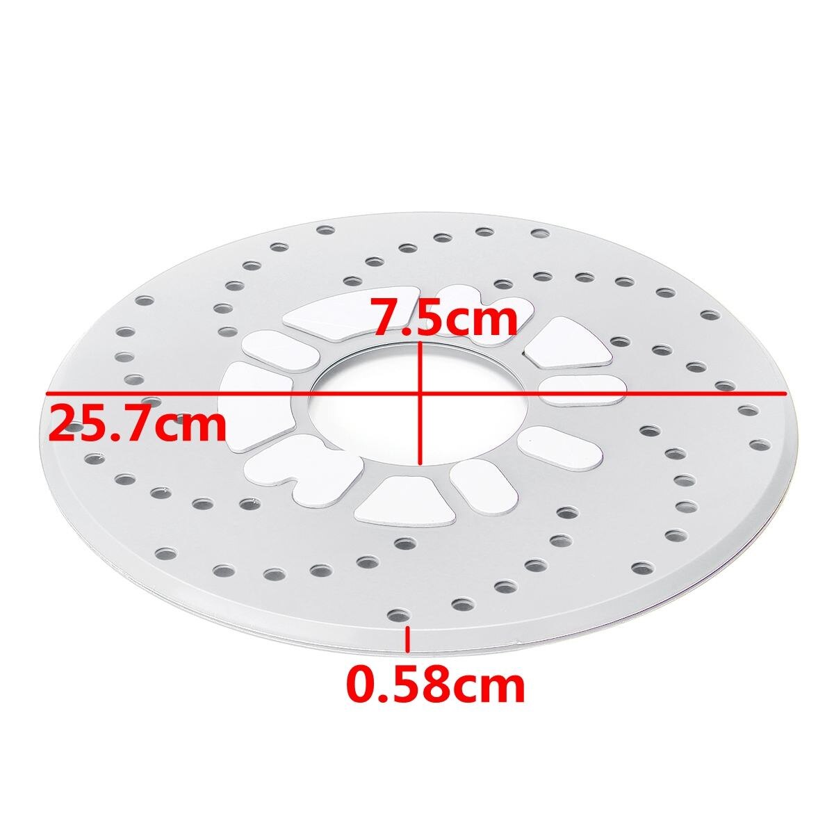 2 st / set automatisk aluminiumlegering bakre trumplåt hjulskivplåt modifiering bromsskydd för 26cm bilbromsar