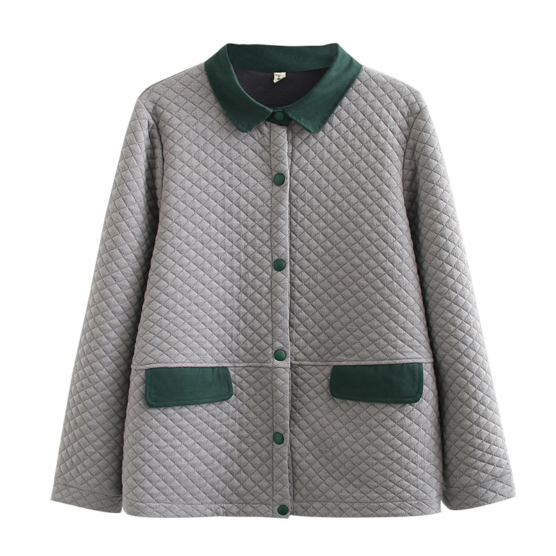 Herfst Gewatteerde Jassen Voor Vrouw Plus Size Lichtgewicht Dunne Enkele Breasted Jasje Plus Size Vrouwen Jas