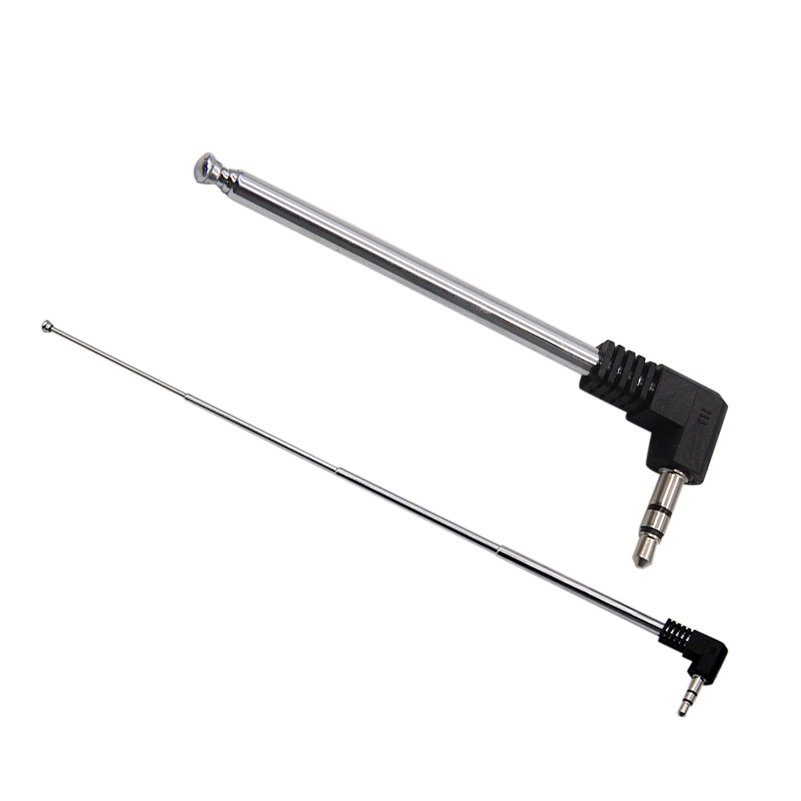 1pc 3.5 mm Signal Booster Retractable FM Radio Antenna Aerial for Mobile Phone Male Jack External Antenna