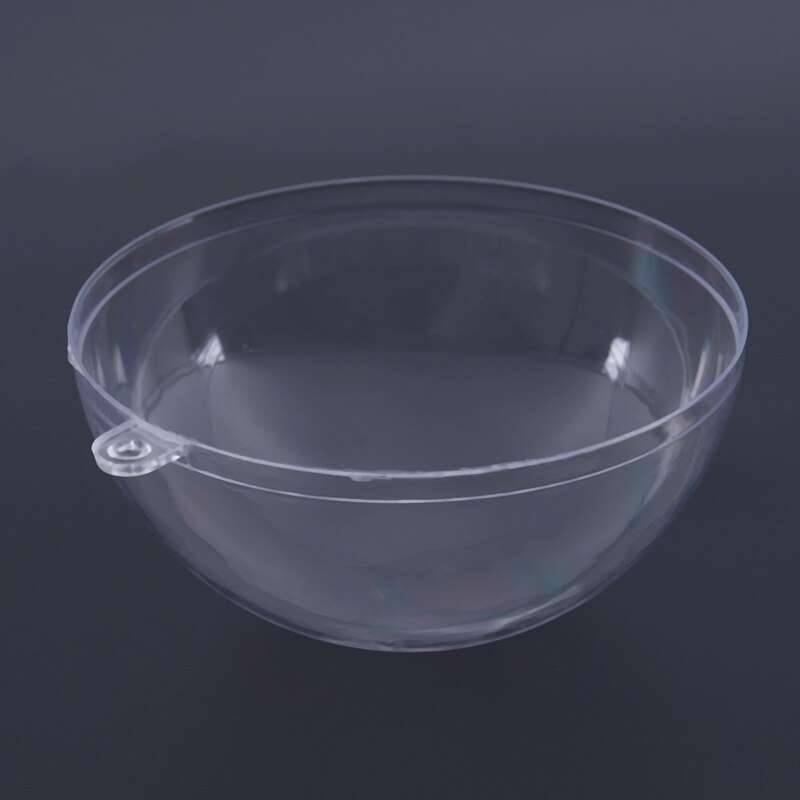 10 Stuks X Transparant Plastic Snoep Doos Snoep Bal Transparante Bal Opknoping Bal Holle Bal Wedding Apparaten 8 Cm