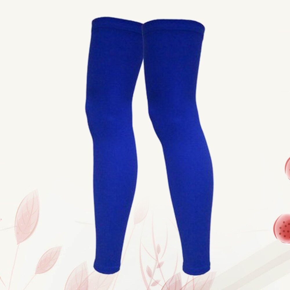 1 Pair Sports Knee and Leg Socks Sun Protection and Fitness Protection Socks for (Blue Size): Blue