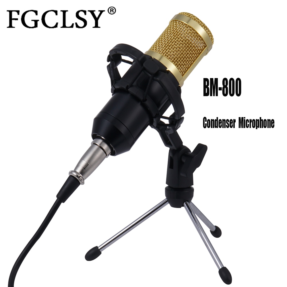 FGCLSY BM800 Condenser microphone For Laptop Windows studio Recording BM-800 Microphone BM 800