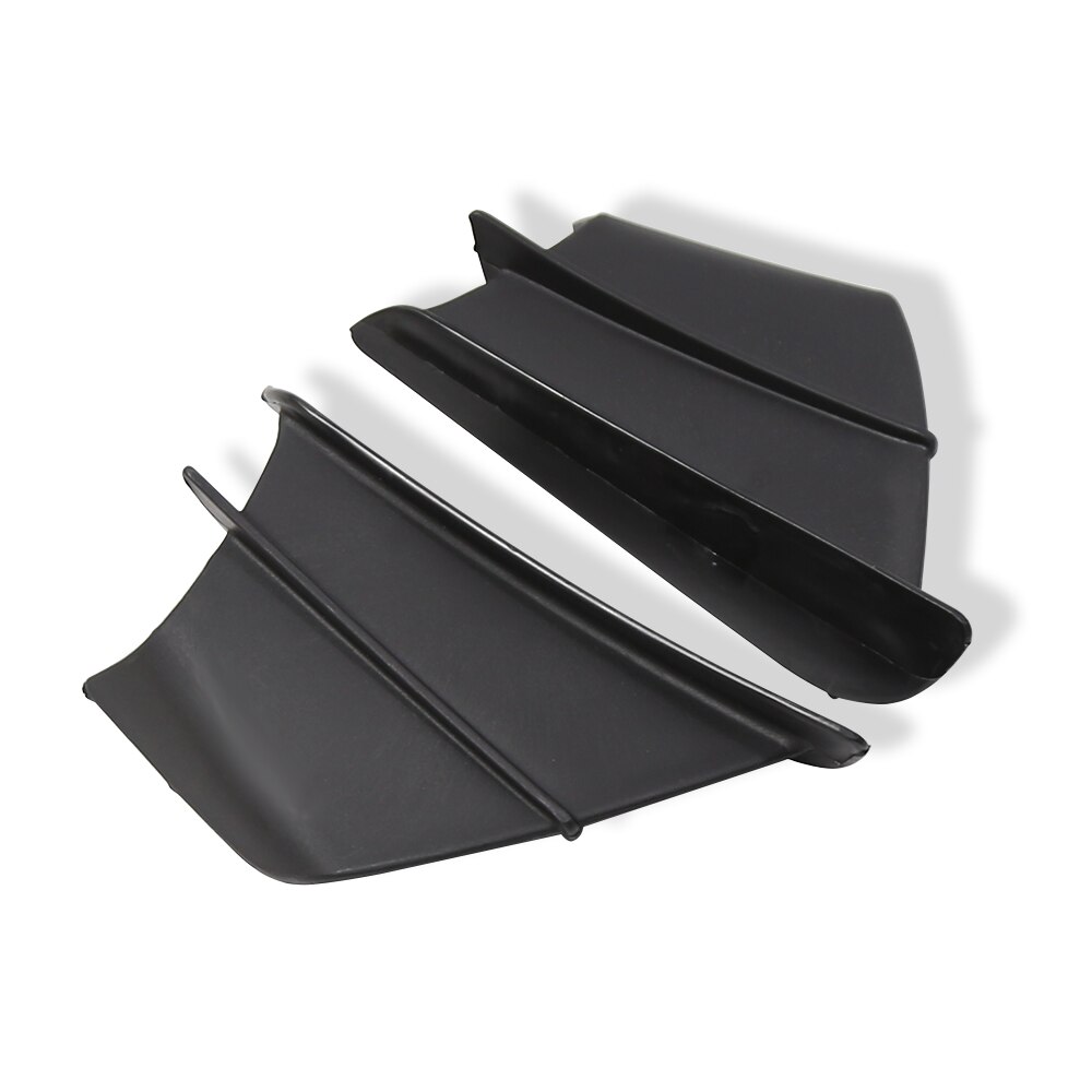 Motorfiets Winglet Aerodynamische Wing Kit Spoiler Voor Kawasaki Yamaha Suzuki Honda H2/H2R Scooter: Black