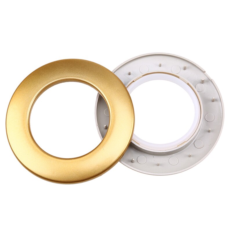 8 Pack Curtain Grommets 40mm Curtain Eyelet Rings Grommet Kit Nanoscale Low Noise Curtain Rings for Window Bathroom