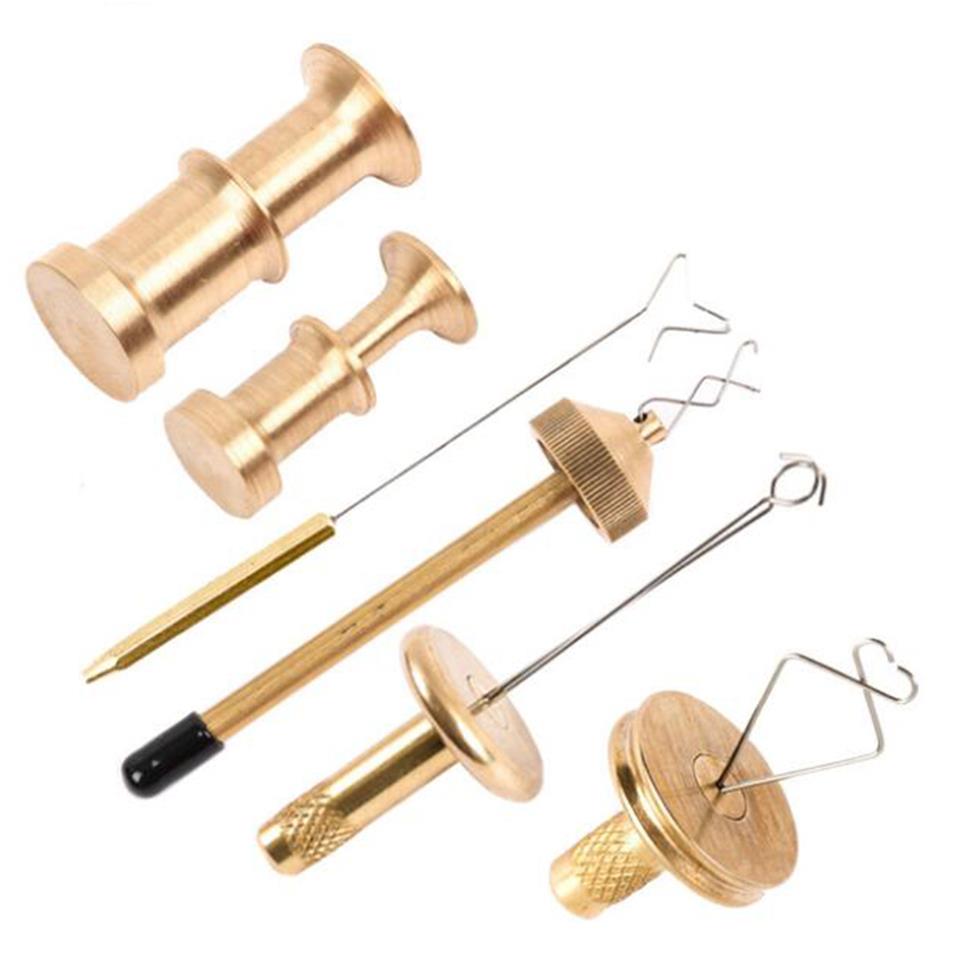 Maximumcatch Dubbing Twister/Spinner Brass Jig Fly Tying Twister Hair Stacker Fly Tying Tool: All Six Tools Combo