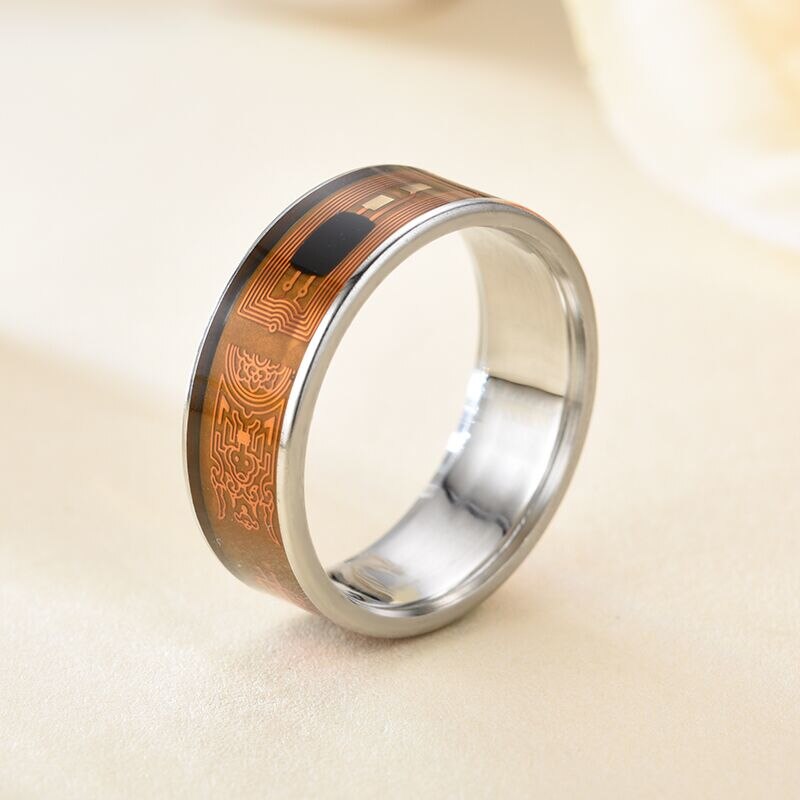 Nfc Smart Ring Multifunctionele Waterdichte Intelligente Smart Slijtage Vinger Digitale Ring Voor Android Windows Nfc Mobil: Size 10