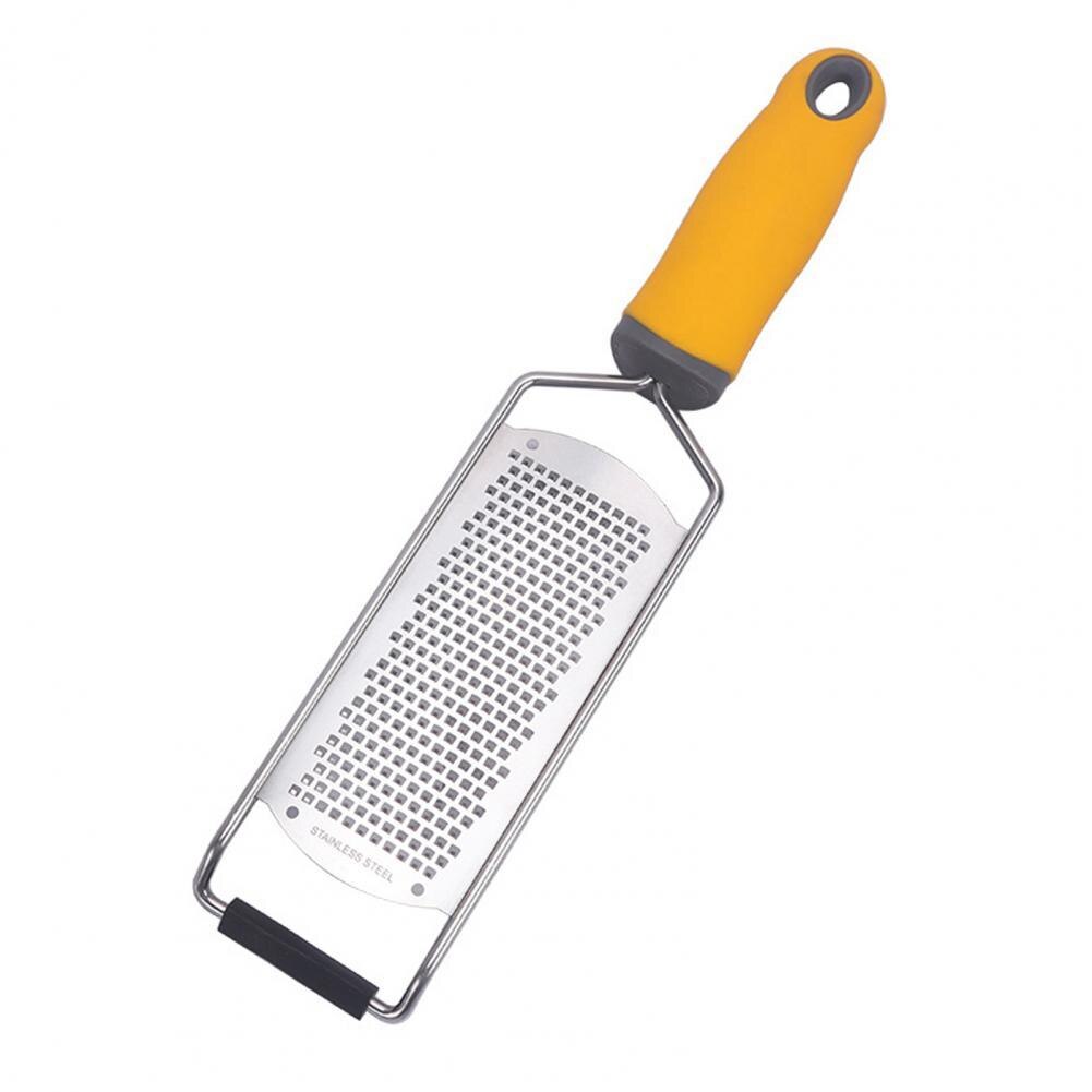 Multi-use Stainless Steel Corrosion Resistant Citrus Lemon Zester Grater for Kitchen:  Yellow