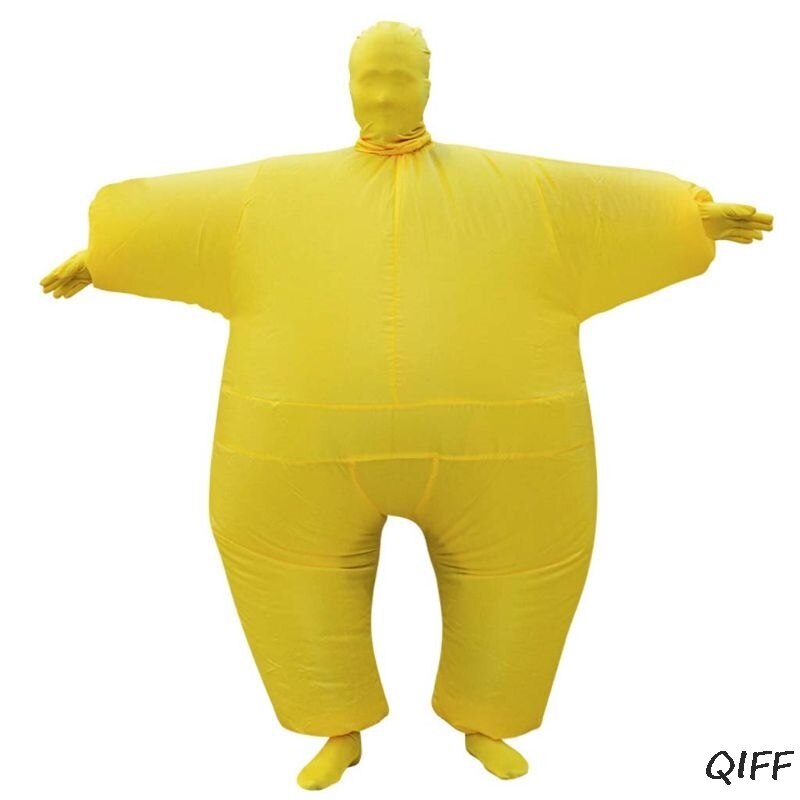 Inflatable Full Body Jumpsuit Cosplay Costume Adults Christmas Blowup Outfits F3ME: Y