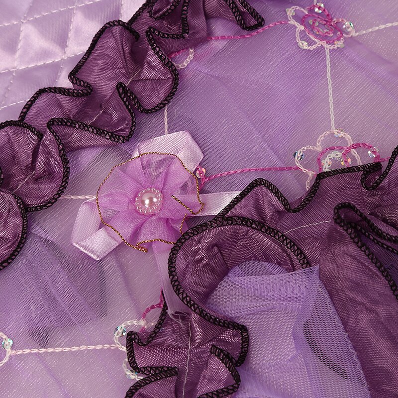 Cubierta de encaje carcasa a prueba de polvo cubiertas para horno de microondas patrón de flores duraderas fundas de polvo de horno de microondas chaqueta protectora de polvo