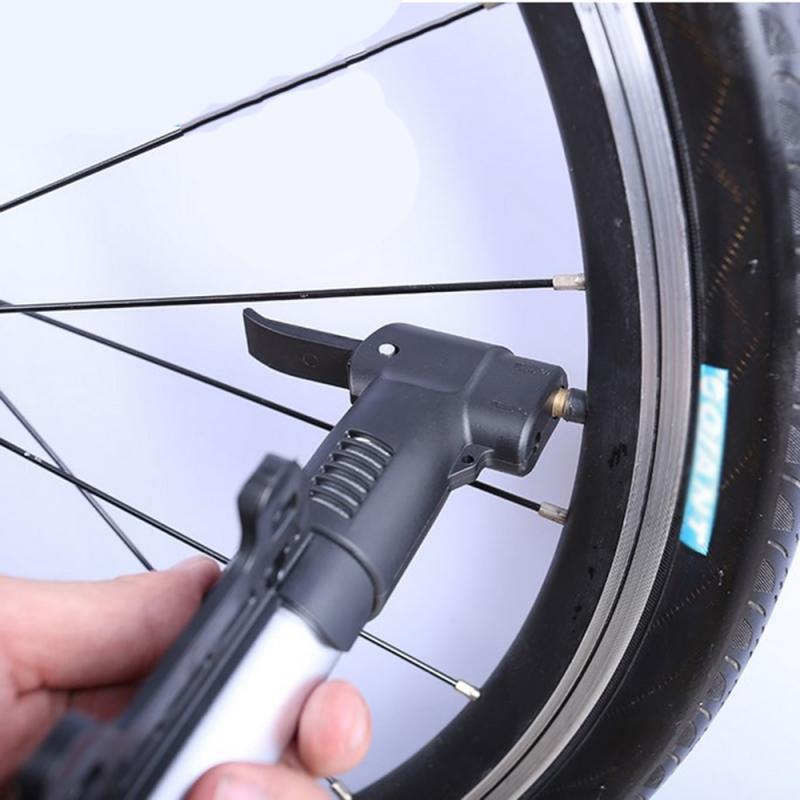 Portable Bicycle Pump Valve Aluminium Tube Flexible MTB Bike Inflator Accessory Mountain Road Cycling Mini Pump Tool