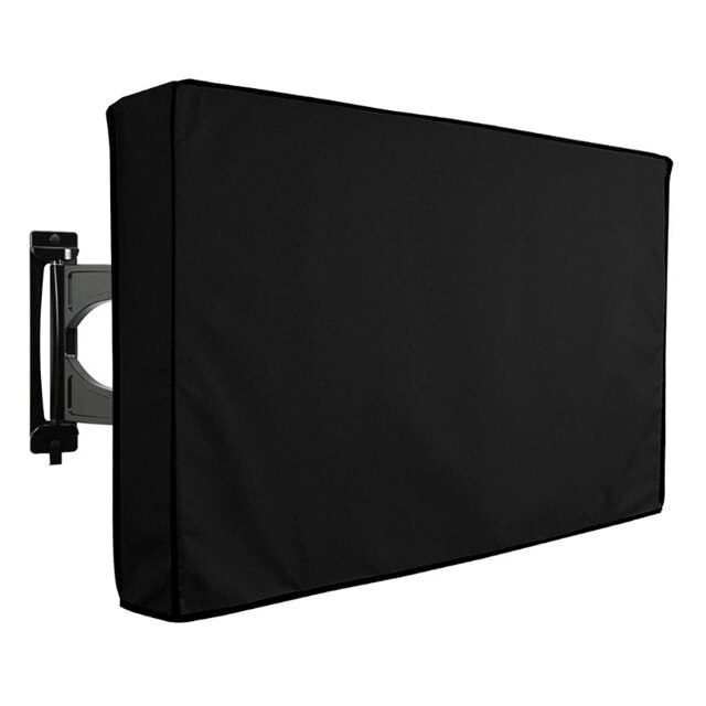 Grey Outdoor Tv Screen Cover Weerbestendig Universele Protector Stofdicht Waterdichte Case Voor 22 &#39;&#39;Tot 65&#39;&#39; Lcd Televisie Met: black / 65x70inch