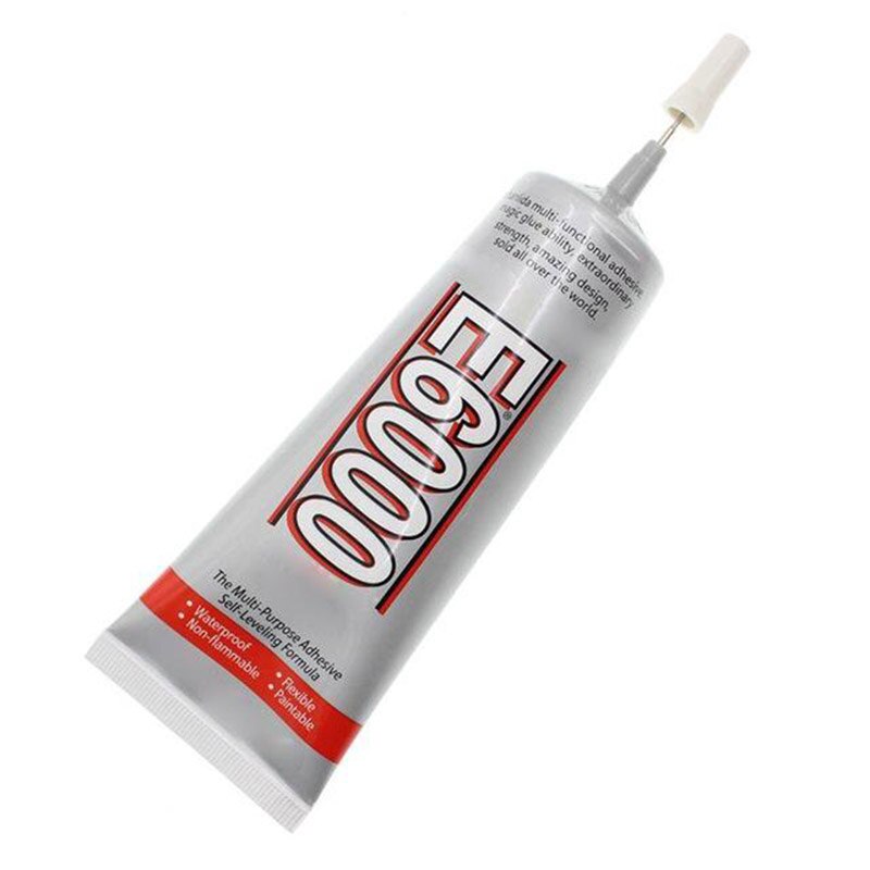 Pegamento E6000 de 15/25/50ml para pintura de diamantes de imitación, bricolaje, tela de Metal, epoxi de cristal, Hotfix para joyería, adhesivo fuerte: 50ML