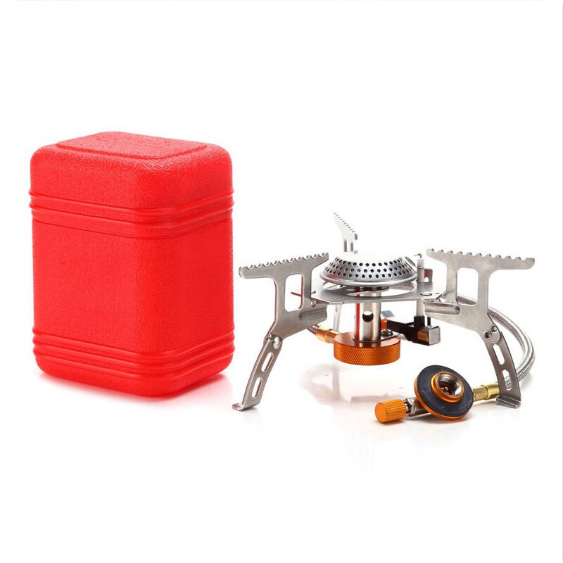 Vouwen Gasfornuis Outdoor Gasfornuis Camping Kachel Draagbare Gas Elektrische Kachel Doos Draagbare Opvouwbare Split Kachel 3500W