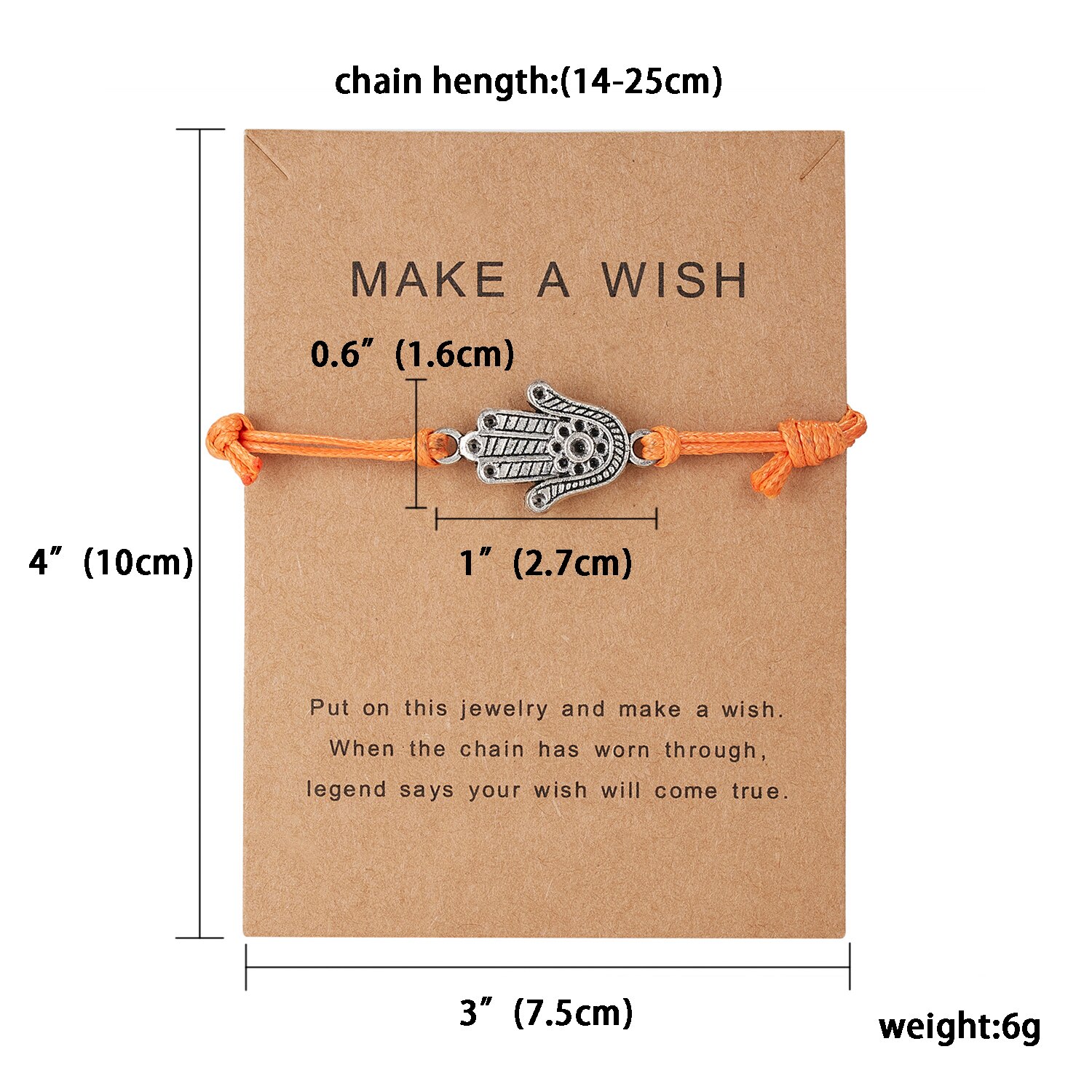 Make a wish Süße Mädchen Jungen Paar Armbänder Palm Eule Fuß Bee LIEBE herz glück haarwebart Roten Seil einstellbar armband merk Schmuck: C4