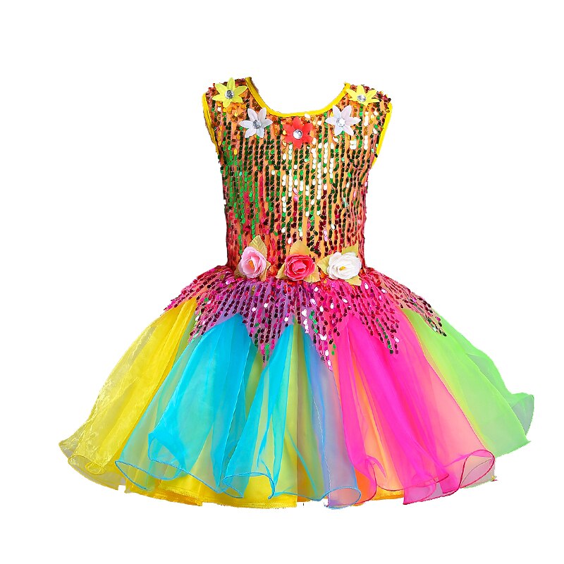 Robe de Ballet à paillettes pour fille et garçon, Costumes de danse Tutu pour la scène