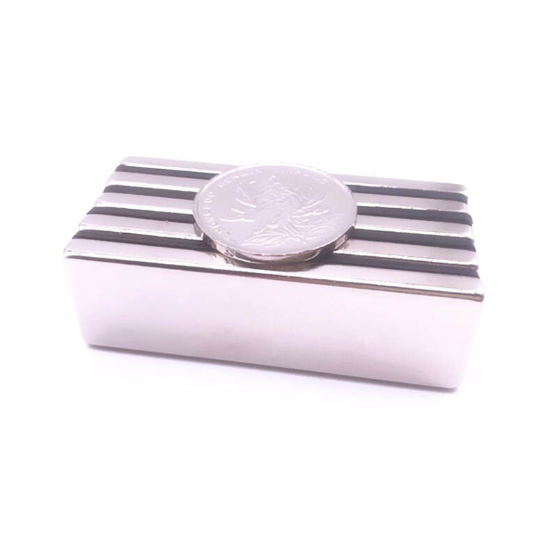 Magneet N52 60X20X5 Krachtige Quadrate Magneten 60mmX20mm Neodymium Magneet 60X20X5Mm Sterke ndfeb Permanente Magnetische 60*20*5 60Mm