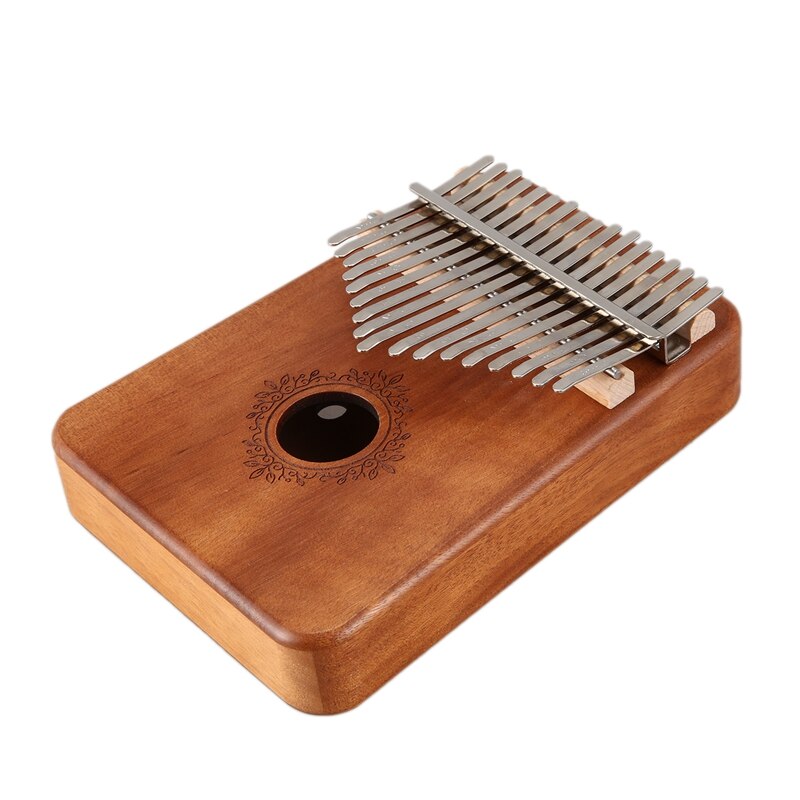 17 Keys Kalimba Piano Mahogany Musical Instrument