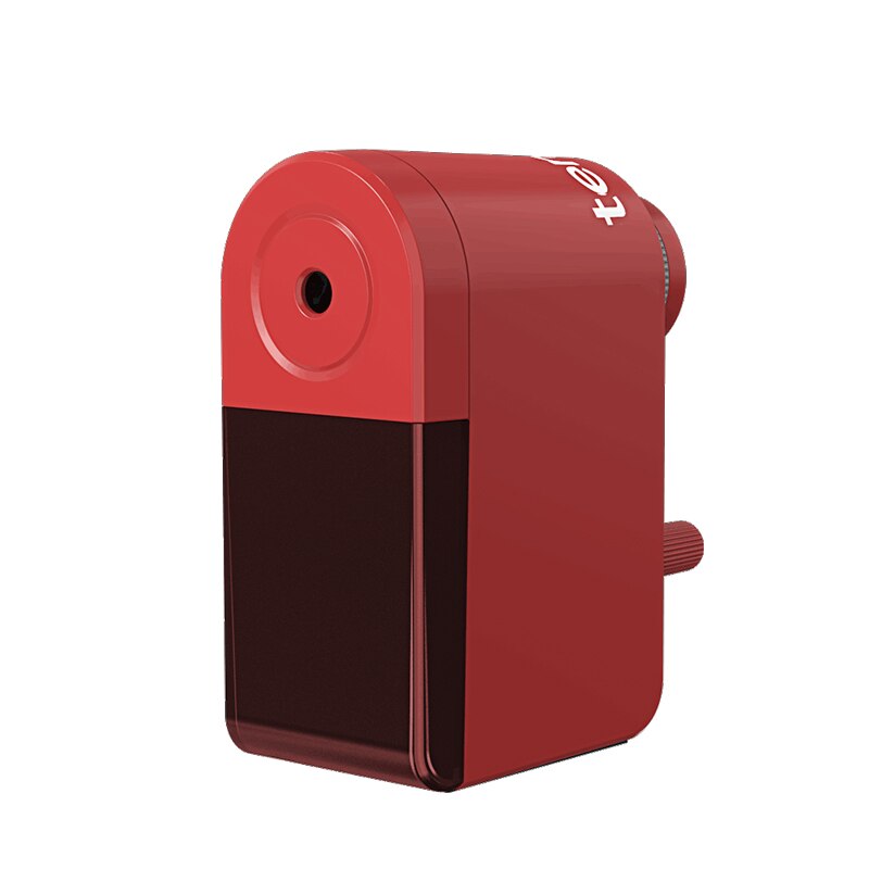 Pencil Sharpener Hand Crank with Container for Children Painting Artist Stationery School Supplies Tenwin Art: C