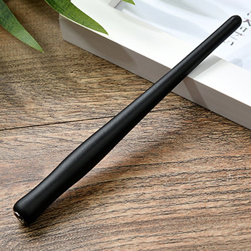 Neue Gerade tauchen Stift Halfter Englisch SchräGen Kalligraphie Kupfer gotisch Feder Skript Halfter Antike Holz Brunnen tauchen Stift