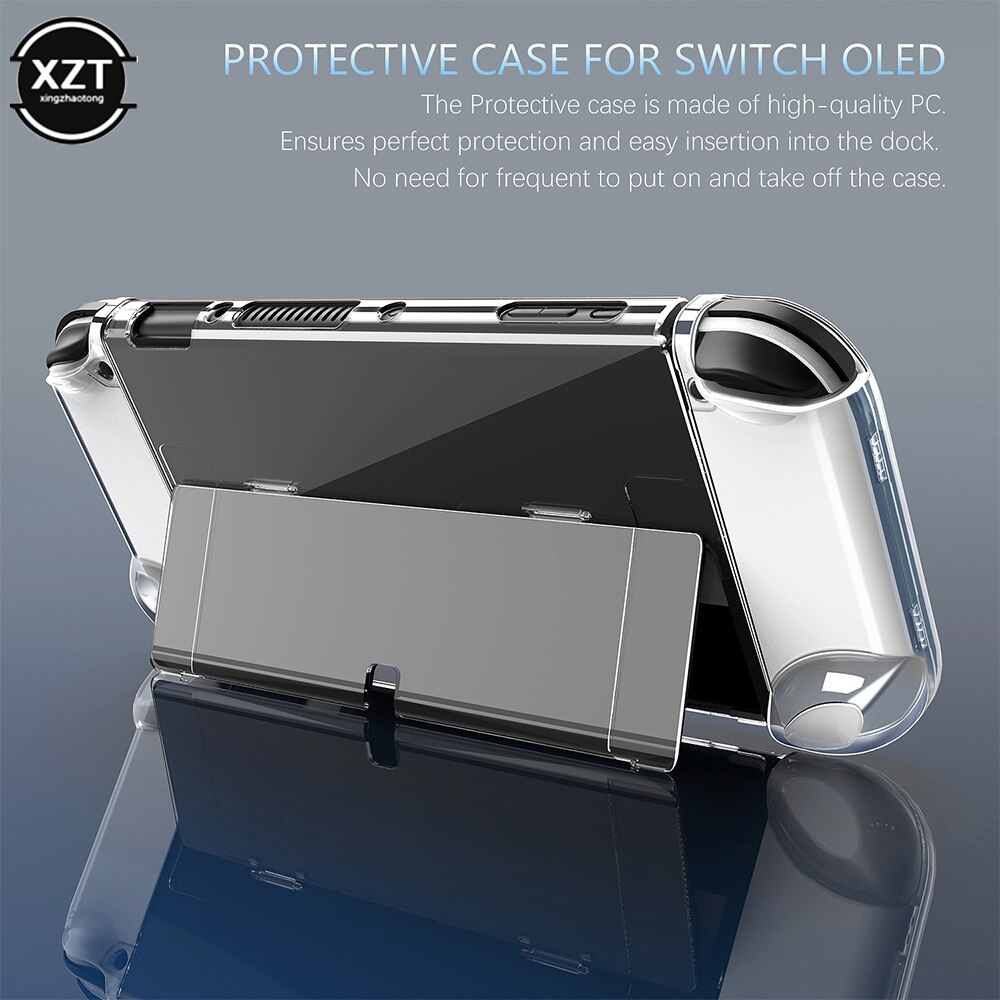 Universele Pc Transparante Protector Case Voor Nintendo Nintend Schakelaar Oled Gevallen Hard Clear Cover Shell Coque Ultra Dunne Tas