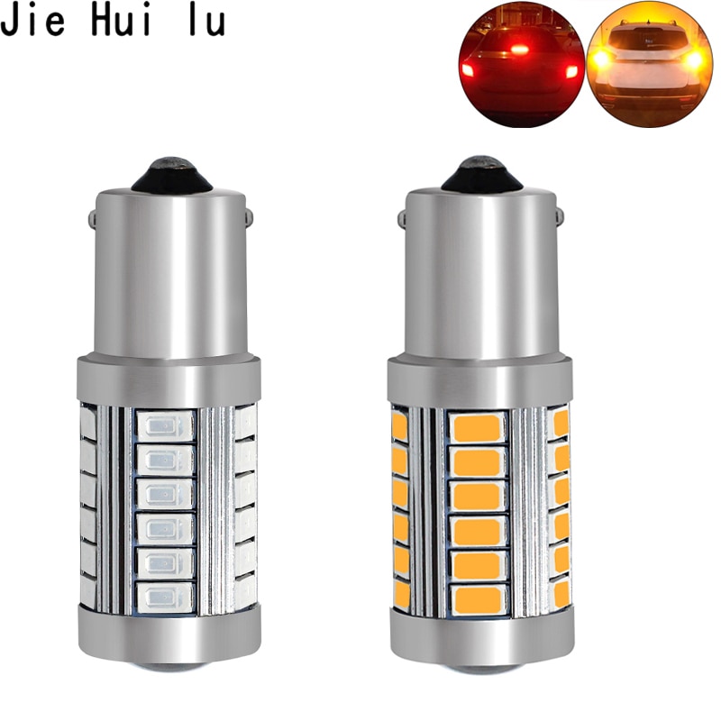1156 1157 P21/5 W BAY15D Super lumineux 33 SMD 5630 5730 frein à LED feux antibrouillard 21/5w voiture feux diurnes arrêt ampoules 12V
