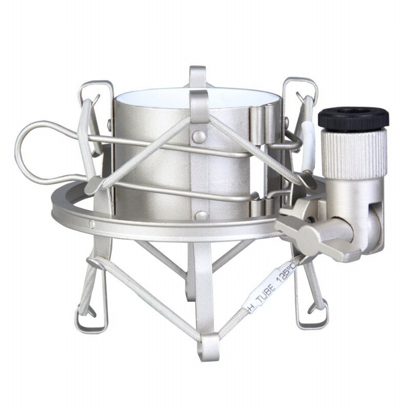 miniphone Shock Mount 50MM For 48MM-54MM Diameter Condenser Mic Silver