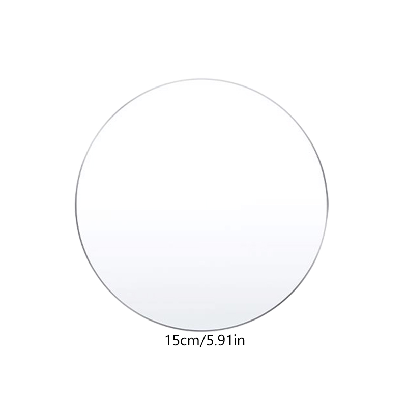 4 Sizes Round Acrylic Cake Discs Boards Topper Reusable Perspex Disk Base for Trimming Decorating Supplies 10226: light yellow