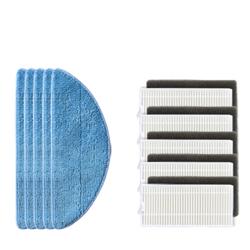 Filtro HEPA para aspiradora, paño de mopa para IKOHS NETBOT S15 SmartGo, repuestos de aspiradora robótica, accesorios