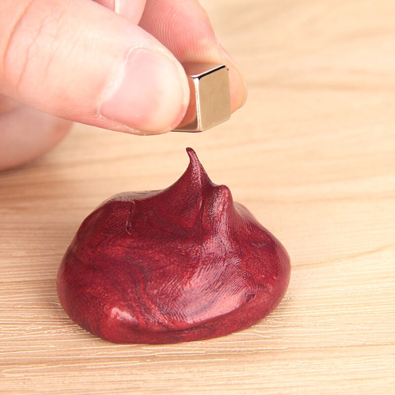 DIY Magnetische Schleim Intelligente Hand Schleim Flauschigen Polymer Ton Magnet Plastilin Gummi Schlamm Kreative Spielzeug Intelligente Gummi Tonne
