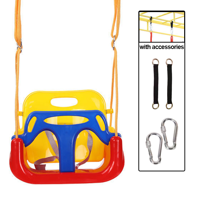3- -i- -1 huskeleker for småbarn baby hengende kurv innendørs/utendørs lek barn huskesett for bakgården 6 måneder  to 12 år best: Grå