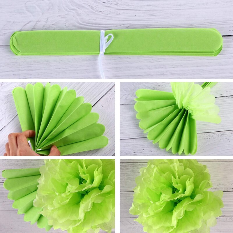 Decoração de festa mexicana, 15 peças corredor de mesa em papel ventilador pompom bola de feltro colorido guirlanda suprimentos de roupa