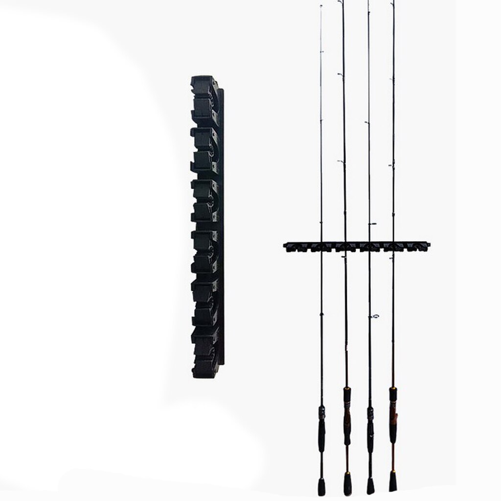 Hengelrek display hengel molenhouder 6- hengels rek standaard thuis garage plafond muurbevestiging opslag visgerei