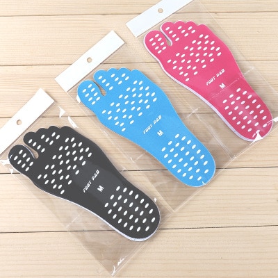 1 pair Beach invisible non-slip insoles insulated feet attached to nak fit soles beach insoles