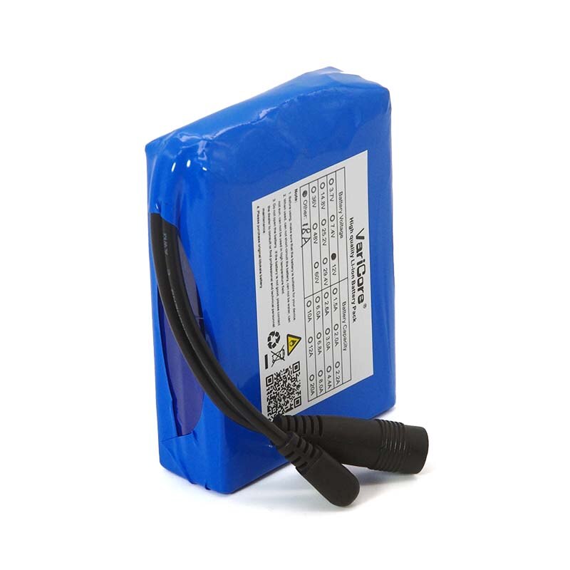 12.6V 18000mAh Polymer lithium battery pack 12v 18ah for LED light alarm CCTV Cam Monitor DC 5.5*2.1mm + 1A Charger